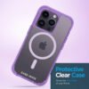 coque iphone 14 pro case mate violet