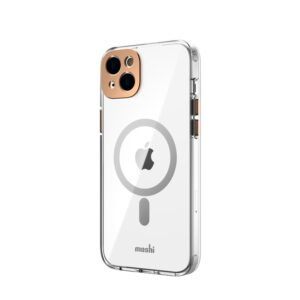 coque iphone 14 plus iglaze moshi or