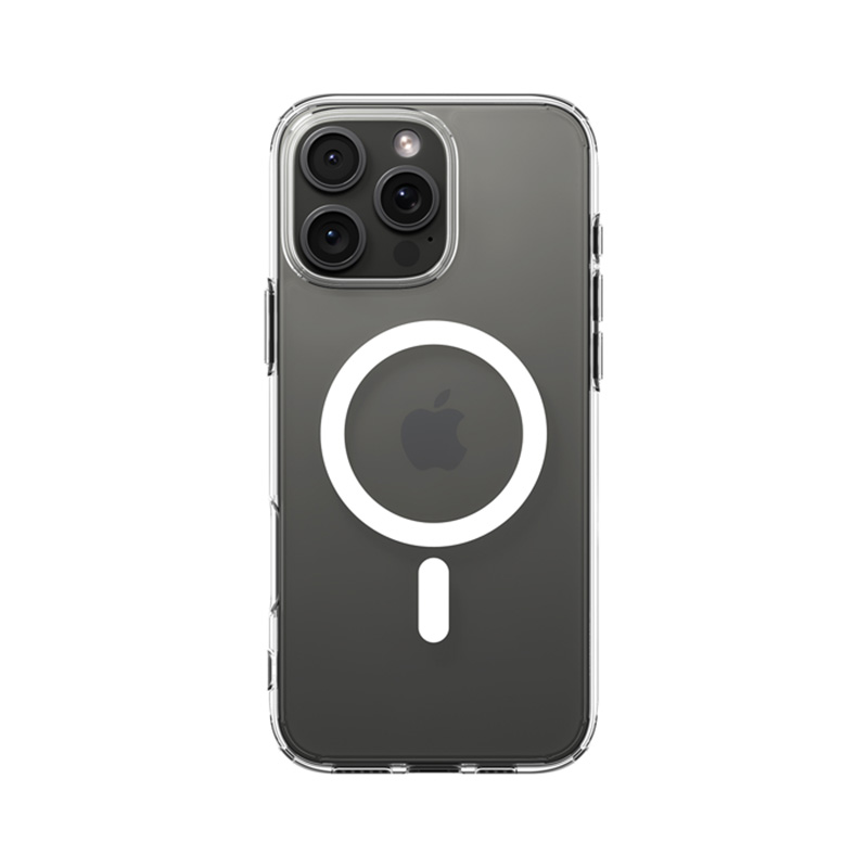 coque iphone 16 pro max ultra hybrid mag spigen blanc