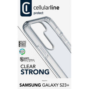coque samsung galaxy s23+ cellularline transparent