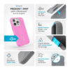coque iphone 16 pro presidio2 grip speck rose