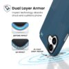 coque iphone 17 presidio2 grip speck bleu marine
