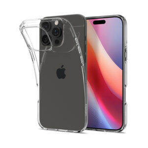 coque iphone 16 pro liquid crystal spigen transparent