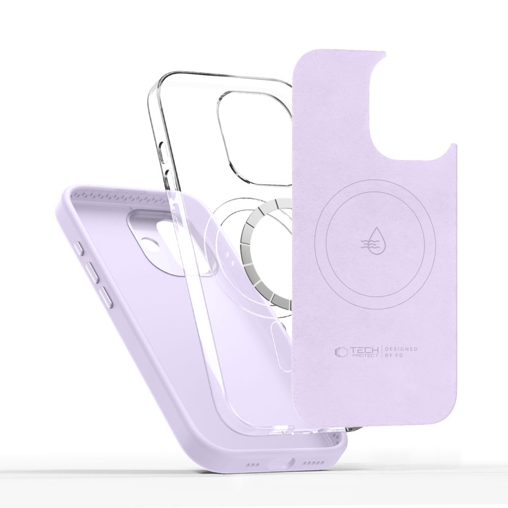 coque iphone 17 tech protect uniq magsafe lavande
