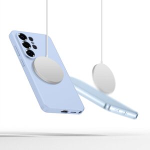 coque samsung galaxy s26 ultra tech protect silicone magsafe bleu