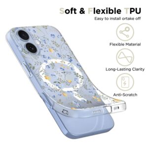coque iphone 17 tech protect flexair fleurs