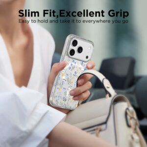 coque iphone 17 pro tech protect flexair fleurs