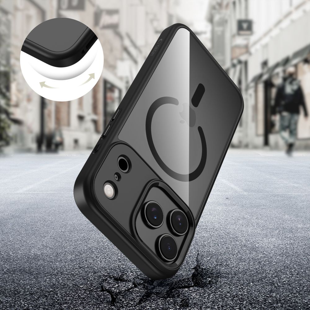 coque iphone 17 pro tech protect magmat noir