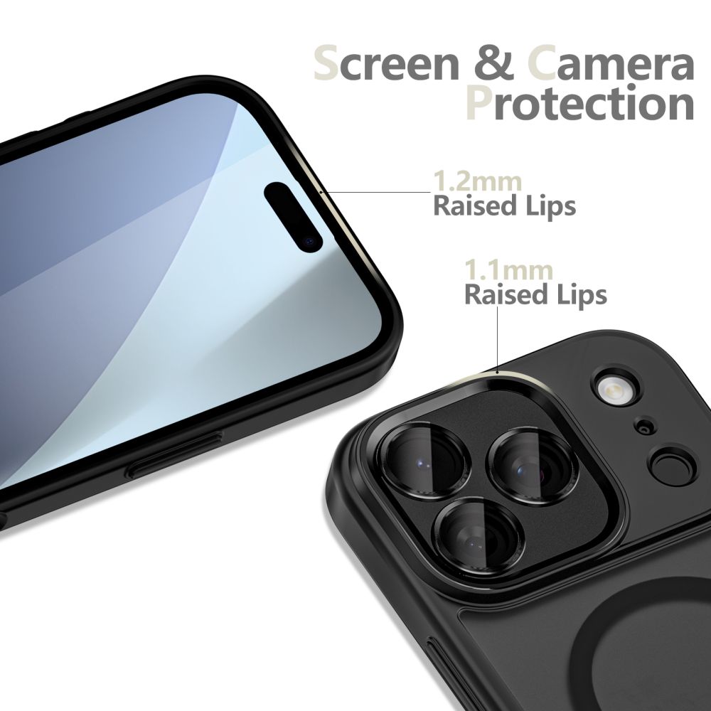 coque iphone 17 pro tech protect magcam noir