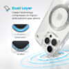 coque iphone 16 pro max presidio perfect clear speck transparent chrome finish