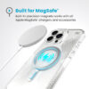 coque iphone 16 pro max presidio perfect clear speck transparent chrome finish