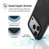 coque iphone 17 pro presidio2 grip speck noir slate gray