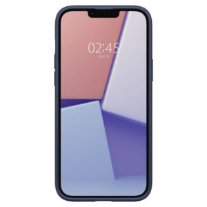 coque iphone 15 plus thin fit spigen bleu marine