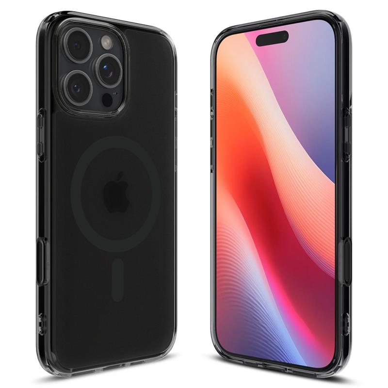 coque iphone 16 pro ultra hybrid spigen noir givré