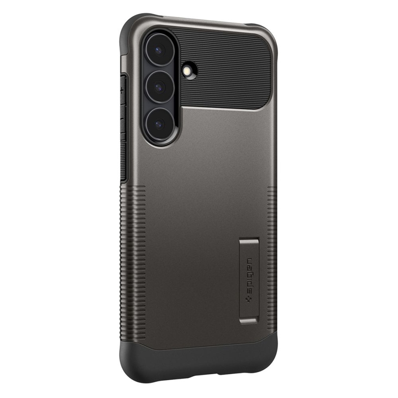 coque samsung galaxy s25 slim armor spigen anthracite