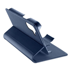 coque samsung galaxy s24 book case cellularline bleu marine