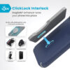 coque iphone 16 pro max presidio2 grip speck bleu côtier dust gray