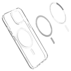 coque iphone 13 ultra hybrid mag spigen blanc