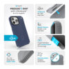 coque iphone 16 pro max presidio2 grip speck bleu côtier dust gray