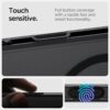 coque iphone 16 pro ultra hybrid spigen noir givré