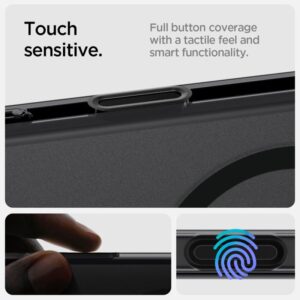 coque iphone 16 pro ultra hybrid spigen noir givré