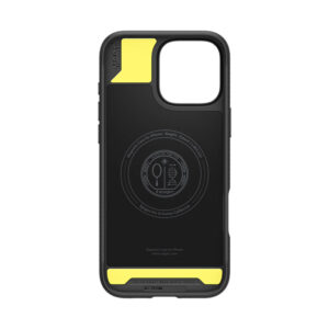 coque iphone 16 pro rugged armor mag spigen noir mat