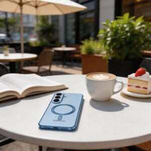 coque samsung galaxy s26 tech protect magflex bleu