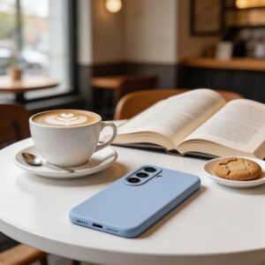 coque samsung galaxy s26 tech protect silicone magsafe bleu