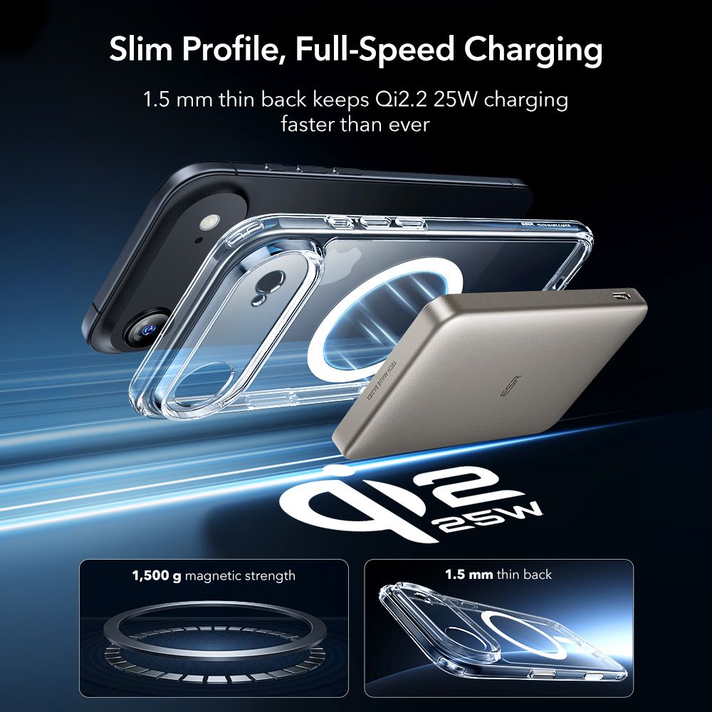 coque iphone 17 air esr classic hybrid transparent