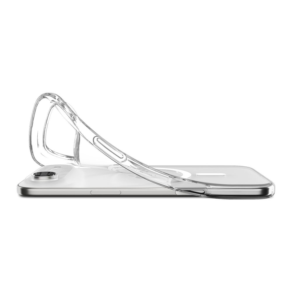 coque iphone 17 air spigen liquid crystal crystal blanc