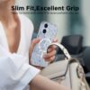 coque iphone 17 tech protect flexair fleurs