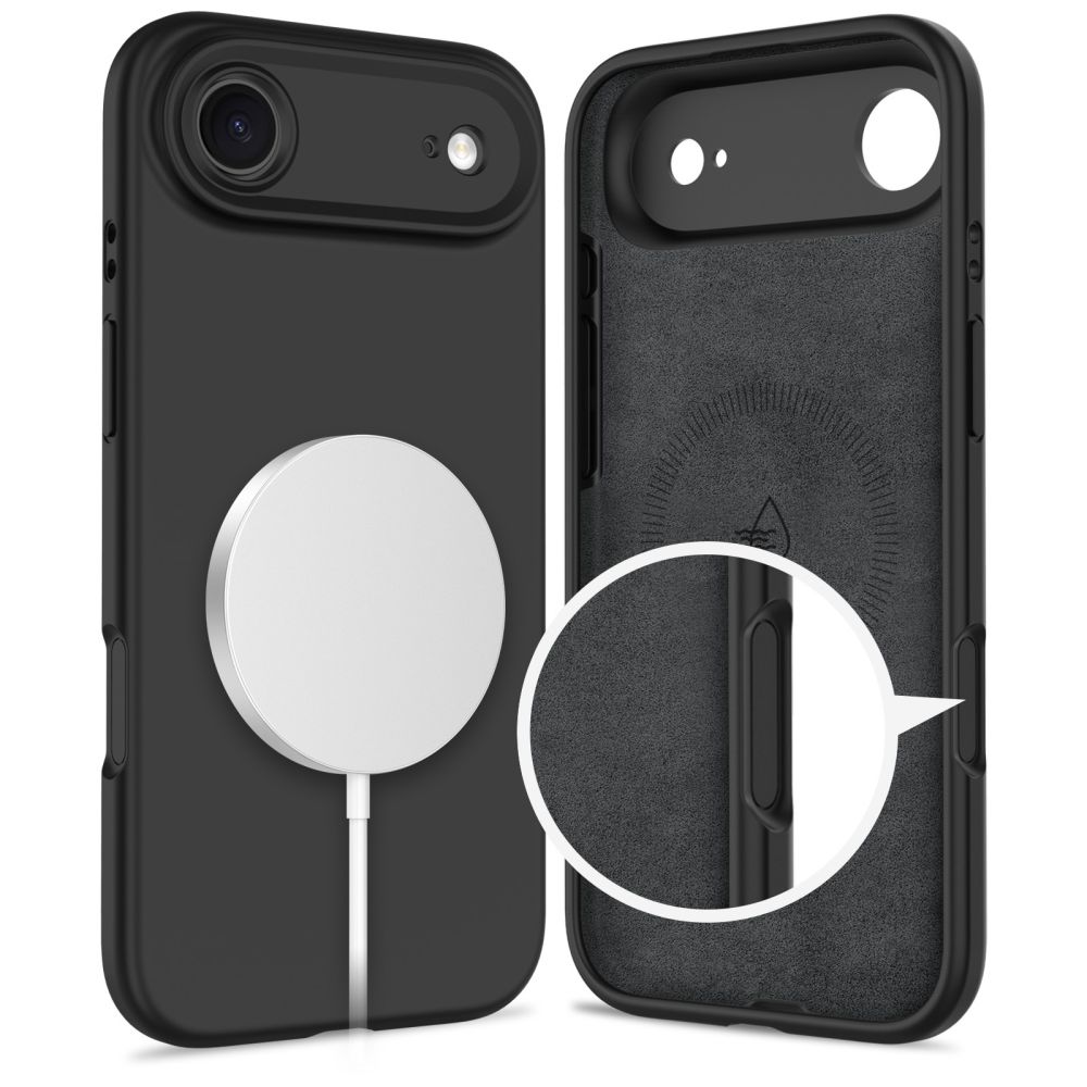 coque iphone 17 air tech protect silicone magsafe noir