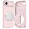 coque iphone 17 air tech protect silicone magsafe rose