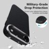 coque iphone 17 air tech protect ion carbon argent