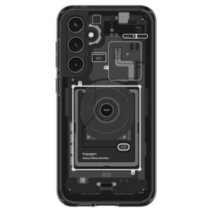 coque samsung galaxy s23 ultra hybrid spigen blanc