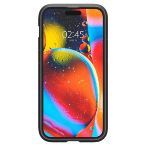 coque iphone 15 tough armor mag spigen noir