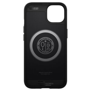 coque iphone 13 mag armor spigen noir mat