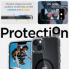 coque iphone 15 plus ultra hybrid mag spigen noir