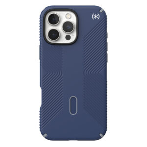 coque iphone 16 pro max presidio2 grip speck bleu côtier dust gray