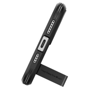 coque iphone 15 tough armor mag spigen noir