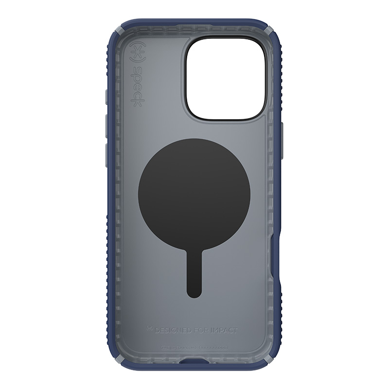 coque iphone 16 pro max presidio2 grip speck bleu côtier dust gray