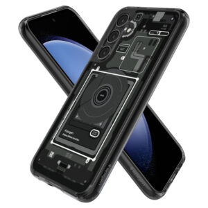 coque samsung galaxy s23 ultra hybrid spigen blanc