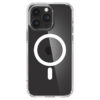 coque iphone 15 pro ultra hybrid mag spigen blanc