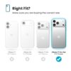 coque iphone 17 pro max presidio2 grip speck bleu marine