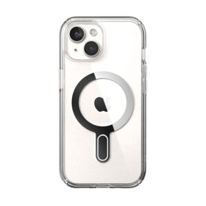coque iphone 17e presidio perfect clear speck transparent serene silver