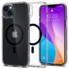 coque iphone 15 plus ultra hybrid mag spigen noir