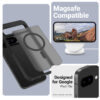 coque google pixel 10a hybrid matte magnetic crong noir