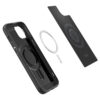 coque iphone 15 mag armor spigen noir mat