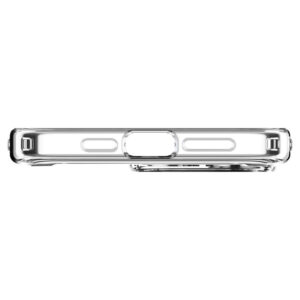 coque iphone 15 pro ultra hybrid mag spigen blanc