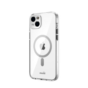 coque iphone 14 plus iglaze moshi argent